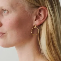 Pernille Corydon smykker Pernille Corydon Globe øreringe E-403-S| Sølvsmykker|Øreringe