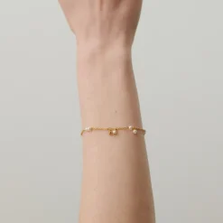 Pernille Corydon smykker Pernille Corydon Oceal Pearl armbånd B-434-GP| Forgyldte Sølvsmykker|Armbånd