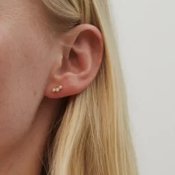 Pernille Corydon smykker Pernille Corydon Ocean Pearl øreringe E-433-GP| Forgyldte Sølvsmykker|Øreringe