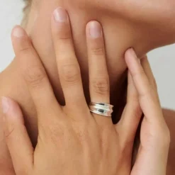 Pernille Corydon smykker Pernille Corydon Ocean Shine ring R-417-S| Sølvsmykker|Ringe