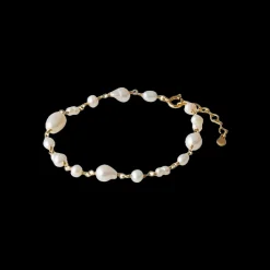 Pernille Corydon smykker Pernille Corydon White Dreams armbånd B-431-GP| Forgyldte Sølvsmykker|Armbånd