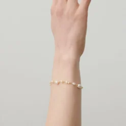 Pernille Corydon smykker Pernille Corydon White Dreams armbånd B-431-GP| Forgyldte Sølvsmykker|Armbånd