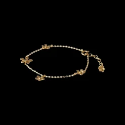 Pernille Corydon smykker Pernille Corydon Wild Poppy armbånd B-363-GP| Forgyldte Sølvsmykker|Armbånd