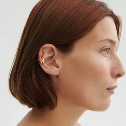 Pernille Corydon smykker Pernille Corydon Wild Poppy ear cuff E-367-GP| Forgyldte Sølvsmykker|Øreringe