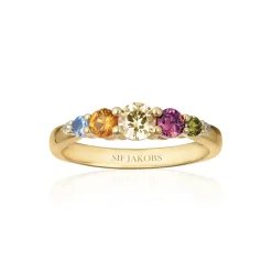 Sif Jakobs Jewellery Sif Jakobs Belluno ring SJ-R42126-ACZ-SG| Ringe|Forgyldte Sølvsmykker