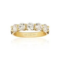 Sif Jakobs Jewellery Sif Jakobs Belluno Uno ring SJ-R42127-CZ-SG| Ringe|Forgyldte Sølvsmykker