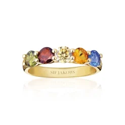 Sif Jakobs Jewellery Sif Jakobs Belluno Uno ring SJ-R42127-ACZ-SG| Ringe|Forgyldte Sølvsmykker
