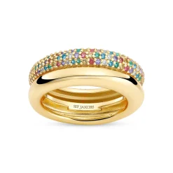 Sif Jakobs Jewellery Sif Jakobs Carrara ring SJ-R2476-XCZ-YG| Forgyldte Sølvsmykker|Ringe