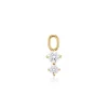 Sif Jakobs Jewellery Sif Jakobs Ellera Circolo Due charm SJ-CH2372-CZ-YG| Vedhæng|Forgyldte Sølvsmykker