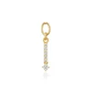 Sif Jakobs Jewellery Sif Jakobs Ellera Circolo Lungo charm SJ-CH2373-CZ-YG| Vedhæng|Forgyldte Sølvsmykker