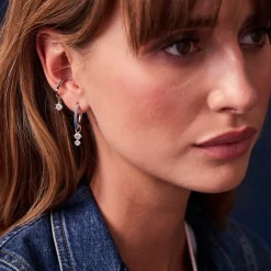 Sif Jakobs Jewellery Sif Jakobs Ellera Circolo Uno charm SJ-CH2371-CZ-YG| Øreringe|Vedhæng