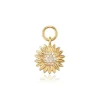 Sif Jakobs Jewellery Sif Jakobs Ellera Girasole charm SJ-CH2382-CZ-YG| Forgyldte Sølvsmykker|Øreringe