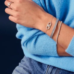 Sif Jakobs Jewellery Sif Jakobs Ellera Grande armbånd SJ-B2870-CZ-YG| Forgyldte Sølvsmykker|Armbånd
