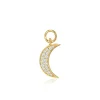 Sif Jakobs Jewellery Sif Jakobs Ellera Luna charm SJ-CH2380-CZ-YG| Øreringe|Forgyldte Sølvsmykker