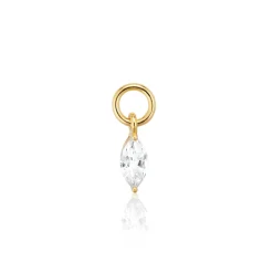 Sif Jakobs Jewellery Sif Jakobs Ellera Occhio charm SJ-CH2376-CZ-YG| Øreringe|Vedhæng