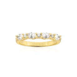 Sif Jakobs Jewellery Sif Jakobs Ellera Ovale ring SJ-R2416-CZ-YG| Ringe|Forgyldte Sølvsmykker