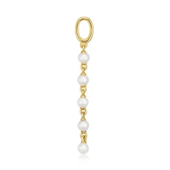 Sif Jakobs Jewellery Sif Jakobs Ellera Perla Cinque charm SJ-CH2379-P-YG| Øreringe|Vedhæng