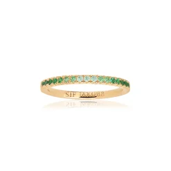 Sif Jakobs Jewellery Sif Jakobs Ellera ring SJ-R2869-GGR-YG| Ringe|Forgyldte Sølvsmykker