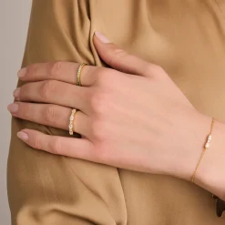 Sif Jakobs Jewellery Sif Jakobs Ellera ring SJ-R2869-GGR-YG| Ringe|Forgyldte Sølvsmykker