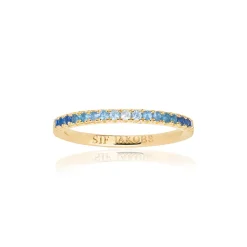 Sif Jakobs Jewellery Sif Jakobs Ellera ring SJ-R2869-GBL-YG| Ringe|Forgyldte Sølvsmykker