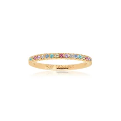 Sif Jakobs Jewellery Sif Jakobs Ellera ring SJ-R2869-XCZ(YG)| Forgyldte Sølvsmykker|Ringe