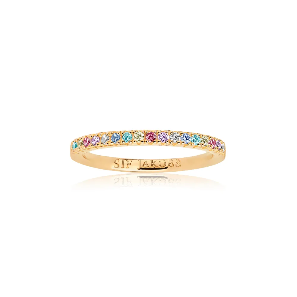 Sif Jakobs Jewellery Sif Jakobs Ellera ring SJ-R2869-XCZ(YG)| Forgyldte Sølvsmykker|Ringe