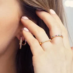 Sif Jakobs Jewellery Sif Jakobs Ellera ring SJ-R2869-XCZ(YG)| Forgyldte Sølvsmykker|Ringe
