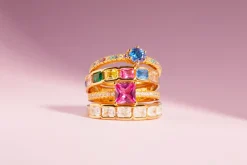 Sif Jakobs Jewellery Sif Jakobs Ellera Uno Grande ring SJ-R42282-XCZ-YG| Ringe|Forgyldte Sølvsmykker