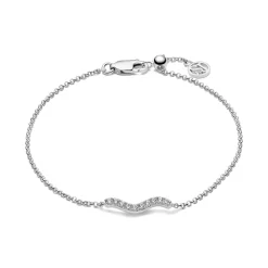 Sif Jakobs Jewellery Sif Jakobs Ellera Waves armbånd SJ-B3859-CZ| Sølvsmykker|Armbånd