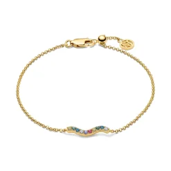 Sif Jakobs Jewellery Sif Jakobs Ellera Waves armbånd SJ-B3859-XCZ-YG| Forgyldte Sølvsmykker|Armbånd