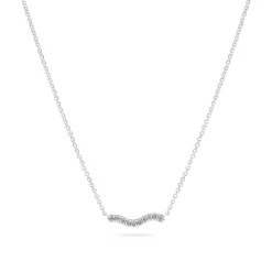 Sif Jakobs Jewellery Sif Jakobs Ellera Waves halskæde SJ-N3859-CZ| Sølvsmykker|Halskæder