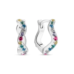 Sif Jakobs Jewellery Sif Jakobs Ellera Waves Medio øreringe SJ-E3859-XCZ| Sølvsmykker|Øreringe