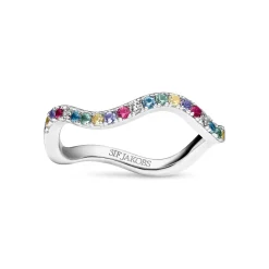 Sif Jakobs Jewellery Sif Jakobs Ellera Waves ring SJ-R3869-XCZ| Sølvsmykker|Ringe