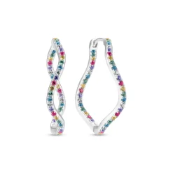 Sif Jakobs Jewellery Sif Jakobs Ellera Waves X-Grande øreringe SJ-E3879-XCZ| Sølvsmykker|Øreringe