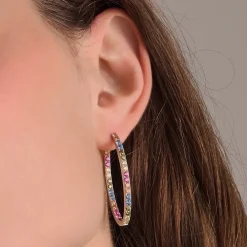 Sif Jakobs Jewellery Sif Jakobs Ellisse Medio øreringe SJ-E2313-XCZ| Øreringe|Sølvsmykker