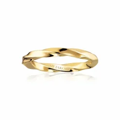 Sif Jakobs Jewellery Sif Jakobs Ferrara Piccolo Pianura ring SJ-R12107-SG| Ringe|Forgyldte Sølvsmykker