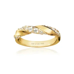 Sif Jakobs Jewellery Sif Jakobs Ferrara ring SJ-R12114-CZ-SG| Ringe|Forgyldte Sølvsmykker