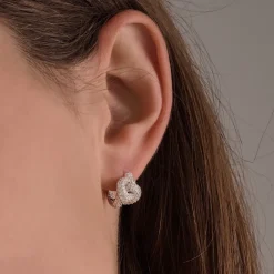 Sif Jakobs Jewellery Sif Jakobs Imperia Creolo øreringe SJ-E10752-CZ| Øreringe|Sølvsmykker