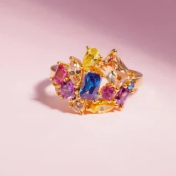 Sif Jakobs Jewellery Sif Jakobs Ivrea ring SJ-R12331-XCZ-YG| Ringe|Forgyldte Sølvsmykker