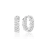 Sif Jakobs Jewellery Sif Jakobs Livigno Creolo Piccolo øreringe SJ-E2363-CZ| Øreringe|Sølvsmykker