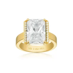 Sif Jakobs Jewellery Sif Jakobs Roccanova Altro Grande ring SJ-R42267-CZ-YG| Ringe|Forgyldte Sølvsmykker