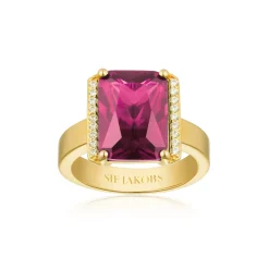 Sif Jakobs Jewellery Sif Jakobs Roccanova Altro Grande ring SJ-R42267-PKCZ-YG| Ringe|Forgyldte Sølvsmykker