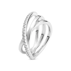 Sif Jakobs Jewellery Sif Jakobs Spirale ring SJ-R2590-CZ| Sølvsmykker|Ringe
