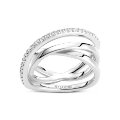 Sif Jakobs Jewellery Sif Jakobs Spirale ring SJ-R2590-CZ| Sølvsmykker|Ringe
