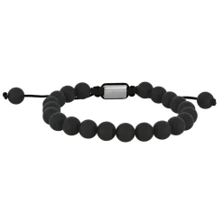 SON of Noa smykker SON of Noa Black Agate armbånd 8mm 80890262700| Herresmykker|Armbånd