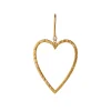 STINE A Jewelry Bella Heart ørering 1370-02| Forgyldte Sølvsmykker|Øreringe