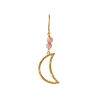 STINE A Jewelry Bella Moon with Coral ørering 1342-02| Øreringe|Forgyldte Sølvsmykker