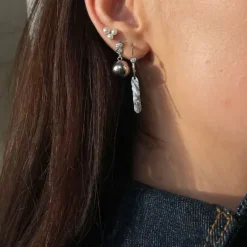 STINE A Jewelry Big Dot Creol ørering 1338-00| Øreringe|Sølvsmykker