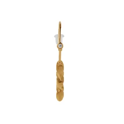 STINE A Jewelry Big Dot Creol ørering 1338-02| Øreringe|Forgyldte Sølvsmykker