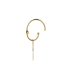 STINE A Jewelry Big Dot Creol ørering 1338-02| Øreringe|Forgyldte Sølvsmykker